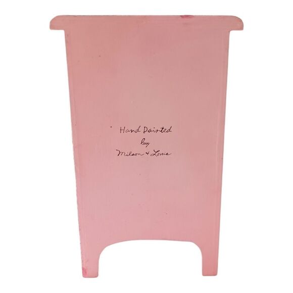 Milson & Louis Hand Painted Jewelry Box Chest Of Drawers Colorful Shabby READ - Picture 9 of 16